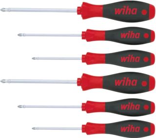Wiha Schraubendreher Set SoftFinish Phillips, Pozidriv 6-tlg. (26146)