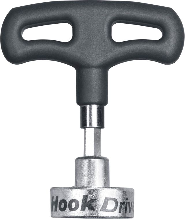 kwb Hakenschraubendreher, Impact-/ Schlagfest mit E 44626 Schaft, für Hand-oder Maschinenbetrieb, Hakendreher m. ergonomischem Kunstoff-Griff