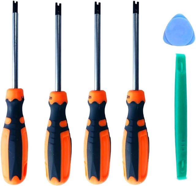 U-Schraubendreher, U-Gabel-Typ, 1,7 mm, 2,0 mm, 2,3 mm, 2,6 mm, rutschfestes Schraubendreher-Set, Präzision mit magnetischem multifunktionalem Handwerkzeug, 4 Stück