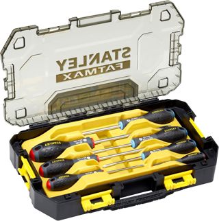 Stanley FATMAX FMHT65425-2 Schraubendreher-Set, 7-teilig, Schwarz