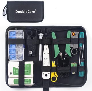 Netzwerk Werkzeug Set,12 in 1 Professionell Reparaturwerkzeuge Netzwerk Kit