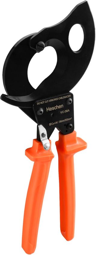Heschen Ratchet Kabelschneider VC-36A verwenden für 36mm / 300mm² Abisolierzange Hand Crimpzange