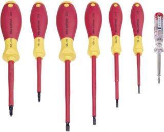 Wiha 23710 XX320-NK7-VDE Schraubendreher-Set 7teilig Schlitz, Kreuzschlitz Phillips
