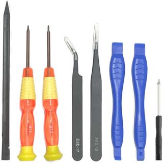 iMusk DJI Mini 3/4/5 Pro Demontage-Set mit T5/T4 Schraubendrehern, Pinzette und Öffnungsreparaturwerkzeugen, 8-teilig