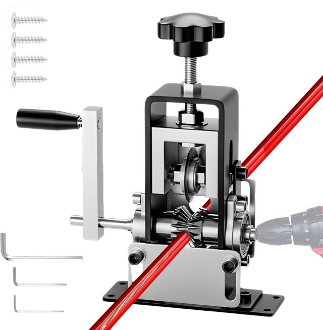 Automatische Kupfer-Abisoliermaschine, Kabelschälmaschine Elektrisch für 1-25 mm Kabel, Kabelabisolierer, abisolierzange, kabelschäler, kabelentmanteler, für Schneiden von Abisolierschrott