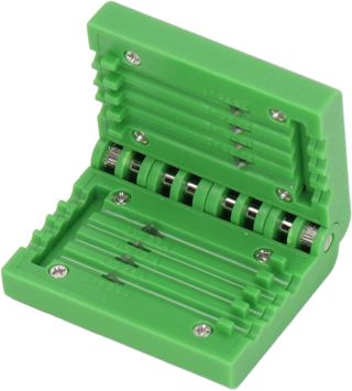 Kabelröhrchen -Stripper, 1,5 bis 3,3 mm schnell sauberes Schneiden tragbarer Längsröhrchen Slitter grün für die Industrie
