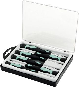LogiLink WZ0021 - Feinmechaniker Schraubendreher-Satz für präzise Arbeit in praktischer Transportbox