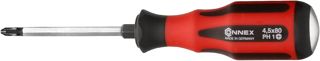 Connex COX356001 Profi-Schraubendreher PH 1, Sechskantansatz, 2-Komponenten-Griff/Schlagkappe