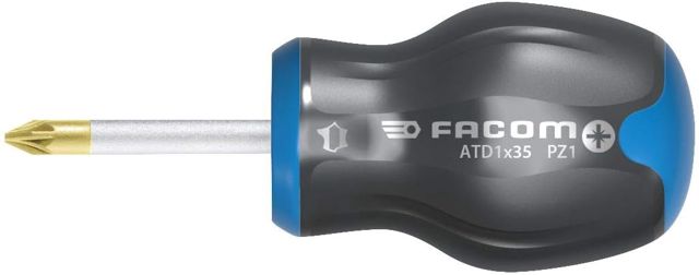 Facom ATD2X35 Drehmaschine Protwist® Kugel für Kreuzschlitzschrauben Pozidriv – kurze Klingen