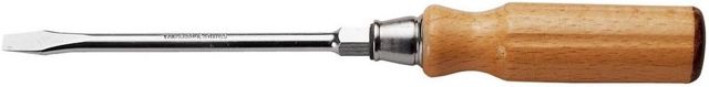 FACOM Schraubendreher Holzgriff, sechskant, für Schlitzschrauben, 1x5,5 mm, 100 mm, 1 Stück, ATHH.5,5X100