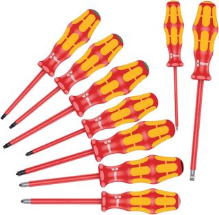 Wera 160 i/162 i/167 i/9 Schraubendrehersatz Kraftform Plus Serie 100, 9-teilig, 05133355001, Teilig Torx