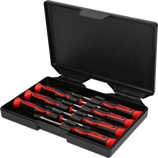 KS Tools 500.7165 Feinmechanik-Schraubendreher-Satz PH und Schlitz, 7-tlg.