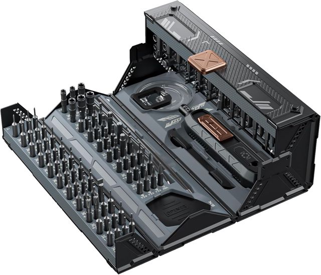 JAKEMY 180 in 1 Präzisions-Schraubendreher-Set, Computer-Schraubendreher-Set, professionelles magnetisches Reparaturwerkzeug-Set mit Heimbohrern für die meisten Laptop, Telefon, Xbox, MacBook