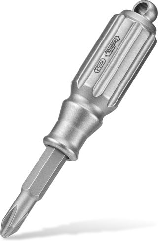 KeyUnity KA53 Magnetisch Torx Mini Schraubendreher Set,Schraubenzieher Klein mit 2 Bit,Reparatur Kit für EDC und alltägliche Reparaturen