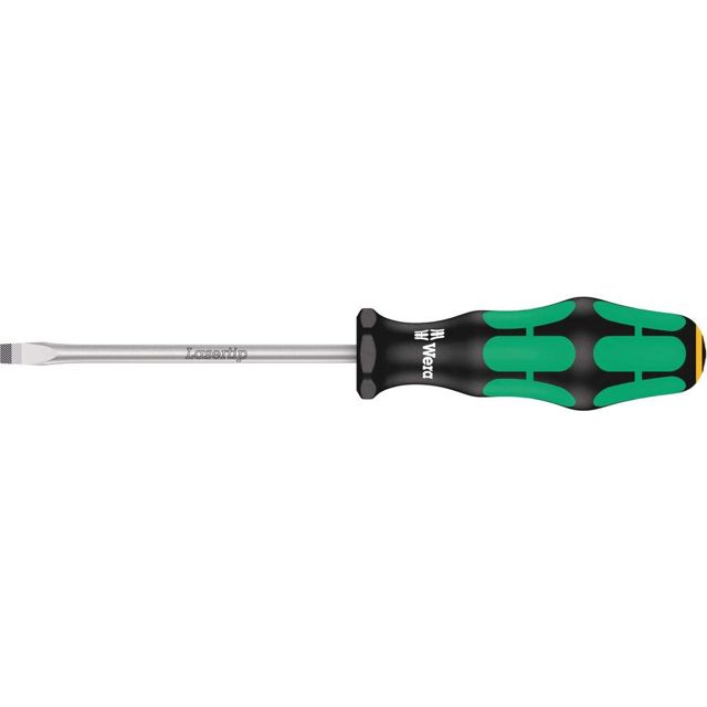 Wera 334 Schlitz-Schraubendreher ̶ Werkstattklinge, 0,8 x 5 x 100 mm, 1 Stück, 05007610001