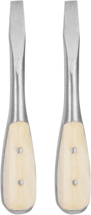 QUARKZMAN 2 Stück Schlitzschraubendreher SL7.5 6" Flachkopf-Schraubendreher