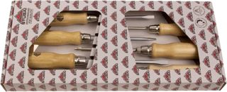 STUBAI 1580 Schraubendrehersatz 6-teilig, Kreuz- und Schlitz-Schraubendreher mit ergonomischem Hartholzgriff, versiegelter Oberfläche und Sechskant, Werkstatt Set für präzises Arbeiten im Handwerk