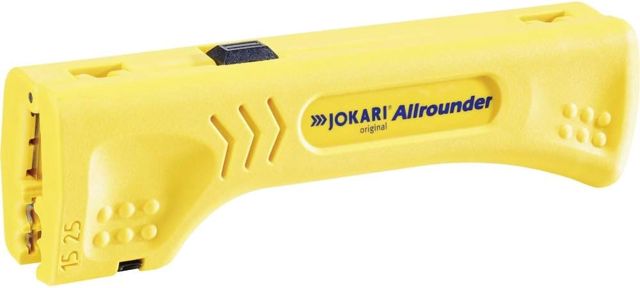 JOKARI®original Entmanteler Allrounder zum Abisolieren von Flach- und Rundkabeln 4-15mm Ø