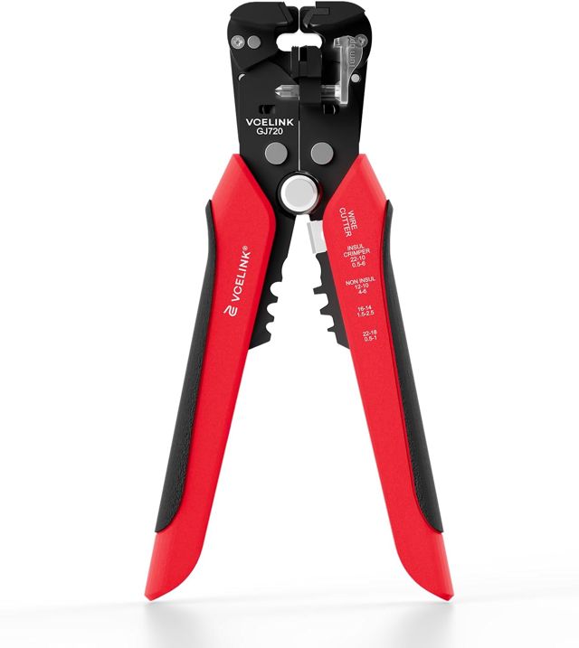 VCELINK 3-in-1 Automatische Abisolier - Crimp - Schneidzange für AWG 10-24