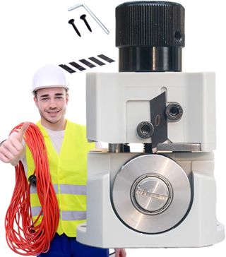 Manuelle Abisolierzange,Aluminium-Abisolierzange | Tragbare Kabelabisoliermaschine aus Aluminium - Tragbare Abisolierzange mit 5 scharfen Schneidern für Twisted Pair, Kabel, Manteldraht und