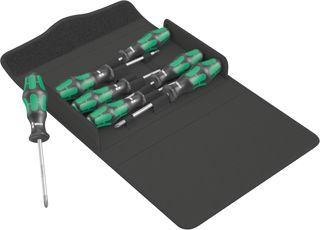 Wera 05105623001 Kraftform 300/7 Set 1 Schraubendrehersatz, 7-teilig