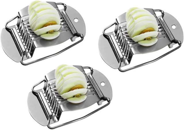 3 Stücke Eierschneider aus Edelstahl für Eier, Tomaten und Bananen
