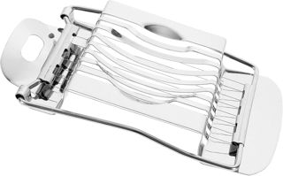 LABRIMP Eierschneider Kompakt und Portabel mit Feiner Verarbeitung aus Edelstahl Praktischer Küchenhelfer zum Schneiden und Teilen von Gekochten Eiern für Küche