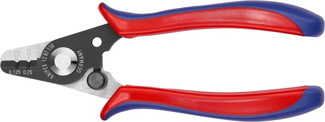 KNIPEX Abisolierzange für Glasfaserkabel, 12 82 130 SB