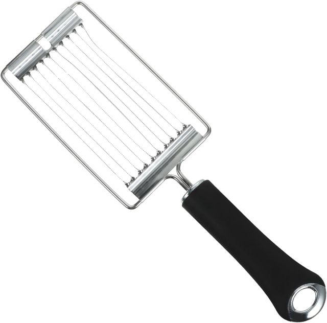 Eierschneider aus Edelstahl für Käse und Karotten, Silber