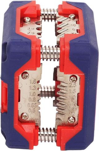 Professionelle Abisolierbox, Ergonomischer Griff, Werkzeug Zum Schneiden und Crimpen, für Kupfer-, Kabel-, Koaxial-, Thermo- und Aluminiumdraht