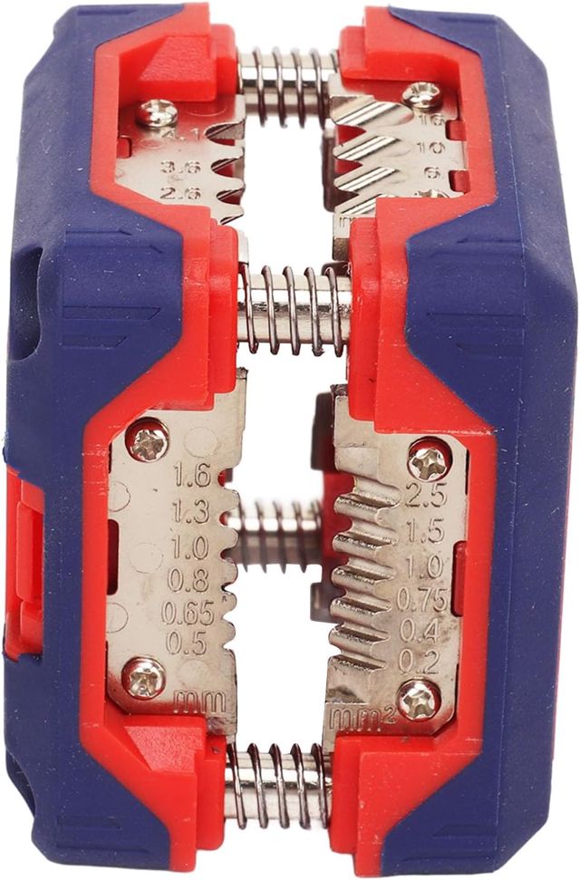 Professionelle Abisolierbox, Ergonomischer Griff, Werkzeug Zum Schneiden und Crimpen, für Kupfer-, Kabel-, Koaxial-, Thermo- und Aluminiumdraht
