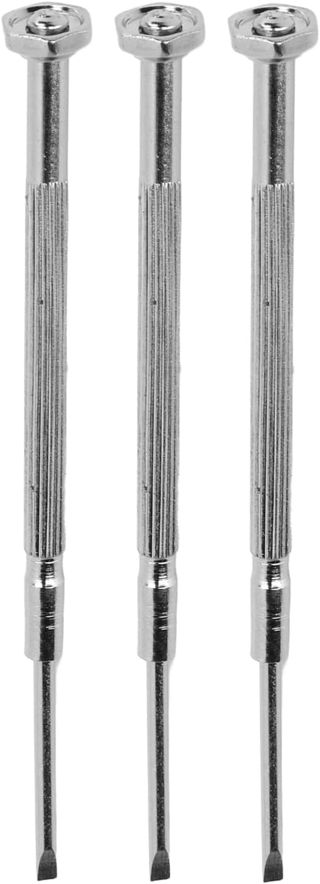 3-teiliges Blasinstrument-Schraubendreher-Reparatur-Wartungswerkzeug-Set Silber für Saxophon-Klarinette Oboe-Flöte Piccolo