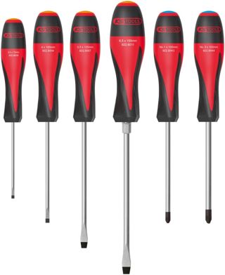 KS Tools 922.6040 Jeu de 6 TOURNEVIS Ultimate®, Schlitz – PZ