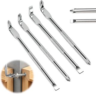 4er 90° Winkelschraubendreher Set, Magnetisch Offset Schraubendreher