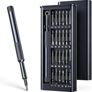 WINTAPE Feinmechaniker Schraubendreher Set, 25 in 1 mit 24 magnetischen Bits, Präzisionsschraubenzieher für Handy, PC, Spielkonsole, Uhr & Brille, Reparaturwerkzeug Set, Geschenk für Heimwerker