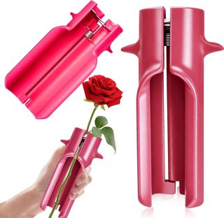 Dornenentferner für Rosenstängel,Dornenentferner,Blattentferner,Blumenreiniger,Rosenrot,Blumenarrangements,effizienter professioneller Florist für Blumenläden,Heimgärtnerei,Rosendorn Stripper Werkz
