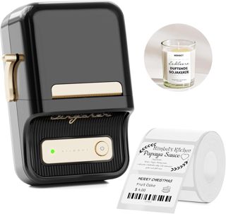 NIIMBOT B21Pro Etikettendrucker mit Größeres Etiketten, 300 DPI HD Etikettiergerät, Fotodrucker für Fotos, Notizen, Studiengrafiken, für Zuhause, Büro oder DIY-Projekte