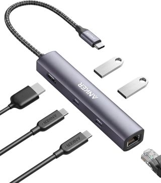Anker PowerExpand 6-in-1 USB C Ethernet Adapter, 4K HDMI, 1Gbps