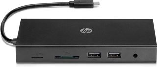 HP USB-C Reisehub (USB-C Hub, USB Hub, USB C, RJ-45, HDMI, VGA, microSD, SD, USB, Audio)
