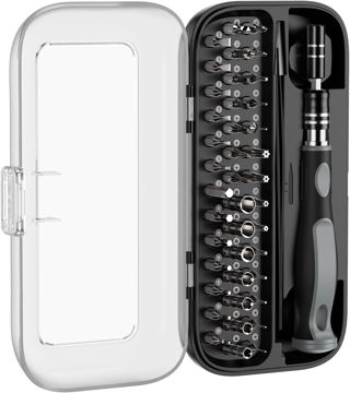 ORIA Präzisions Schraubendreher Set, 48 in 1 Magnetschraubendreher Set mit 41 Stk CRV Bit, Reparatur-Schraubendreher Set mit Verlängerungsstange, Pinzette, für Laptop, Kamera
