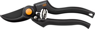 Fiskars Bypass-Gartenschere für frische Äste und Zweige, Antihaftbeschichtet, Hochwertige Stahl-Klingen, Schwarz/Orange, Pro, P90, 1001530 29.9 x 9.9 x 2.4 cm