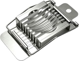 Eierschneider für hartgekochte Eier Edelstahl Küchenschneider zum Meal Prep