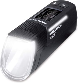 TRELOCK LS 760 I-Go Vision – Fahrradlicht 100 Lux – USB Aufladbar – LED Fahrradlampe mit 5 Lichtmodi – 120 m Sichtweite