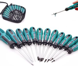 LZBBD 12-teiliges Schraubendreher-Set, Hochleistungs-Magnetprofil-Schraubendreher mit 4 U, 4 Y, 4 Dreieck-Schraubendrehern, professionelles Reparaturwerkzeug