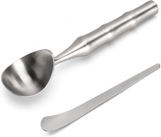 Premium Eislöffel Eisportionierer Portionierer aus 304 Edelstahl, Der Ideale Ice Cream Scoop und Eiskugelportionierer mit Komfortablem Griff für Eis Gelato und Perfekte Eiskugeln im Haushalt