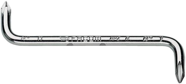 FACOM Winkelschrauber Phillips-Profil PH0 und PH186 mm lang, 1 Stück, APZ.A