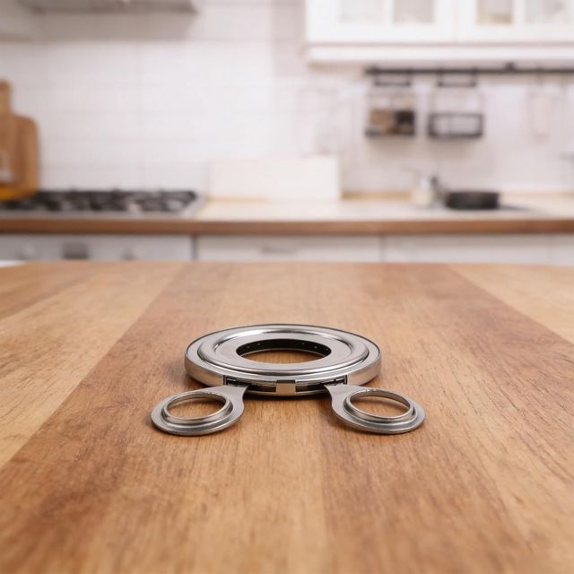 Eierköpfer Edelstahl Eieröffner mit Scharfem Ring - Robuster Eierschäler für Perfekte Frühstückseier - Küchenhelfer 10,5cm