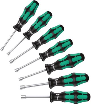 Wera Steckschlüssel-Schraubendrehersatz 395 HO/7 SM, 7-teilig, 05029510001