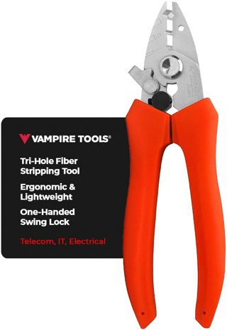 Vampliers vSHEARS- VT-2853 Abisolierzange mit drei Löchern, 14 cm