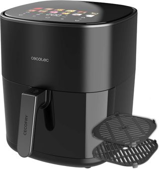 Cecotec Heißluftfritteuse Cecofry&Grill Duoheat 6500, 2200 W, 6,5 L, Grill